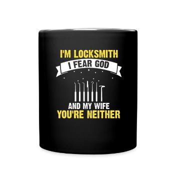 Lockpicking Expert Déverrouillage Service Lock Papa - Mug uni - noir - Devant