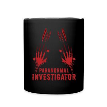 Geisterjäger und paranormaler Ermittler - Tasse einfarbig - Schwarz - Vorne