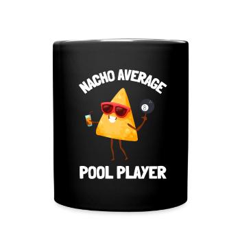 Pool Billiards Cue Sports And Snooker Tournament - Tasse einfarbig - Schwarz - Vorne