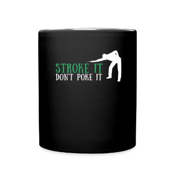 Pool Billiards Cue Sports And Snooker Tournament - Tasse einfarbig - Schwarz - Vorne