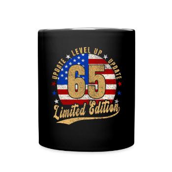 Update Level Up 65 Years Limited Edition USA - Full Colour Mug - black - Front