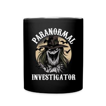 Geisterjäger und paranormaler Ermittler - Tasse einfarbig - Schwarz - Vorne
