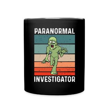 Geisterjäger und paranormaler Ermittler - Tasse einfarbig - Schwarz - Vorne