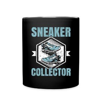 Sneaker Collector Shoe Collection Sneakerhead - Full Colour Mug - black - Front