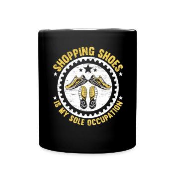 Buying shoes is my only profession sneakerhead - Full Colour Mug - black - Front