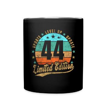 Mise à jour Level Up 44 Years Limited Edition Retro - Mug uni - noir - Devant