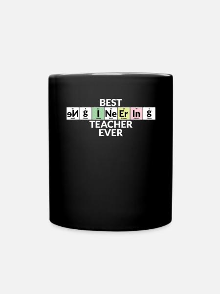 Bester Ingenieurlehrer Aller Zeiten - Tasse einfarbig - Schwarz
