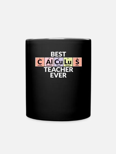 Bester Mathematiklehrer Aller Zeiten - Tasse einfarbig - Schwarz