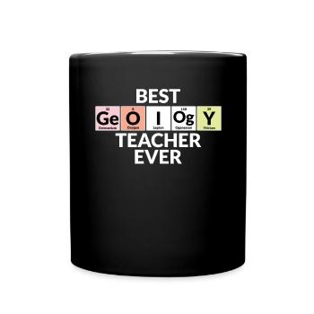 Best Geology Teacher Ever - Full Colour Mug - black - Front