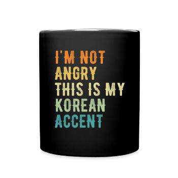 I'm not evil, my Japanese accent - Full Colour Mug - black - Front