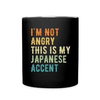 I'm not evil, my Japanese accent - Full Colour Mug - black - Front