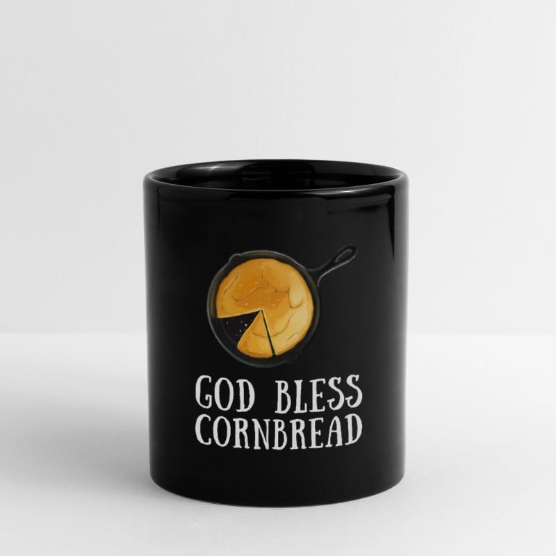 Cornbread Baking Cornmeal Muffins Batter Bread Tasse einfarbig