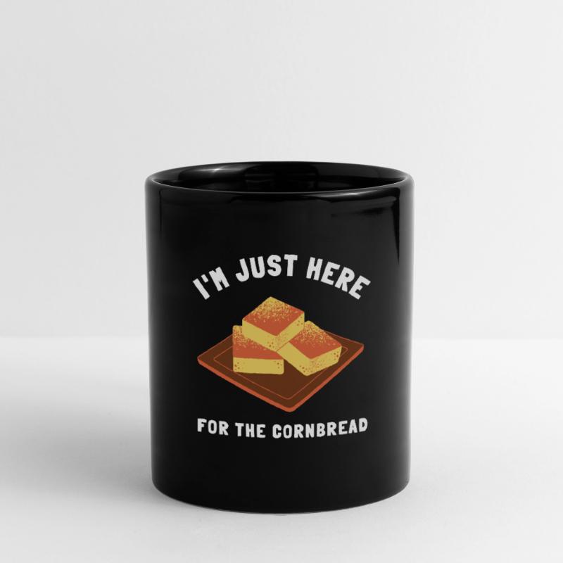 Cornbread Baking Cornmeal Muffins Batter Bread Tasse einfarbig