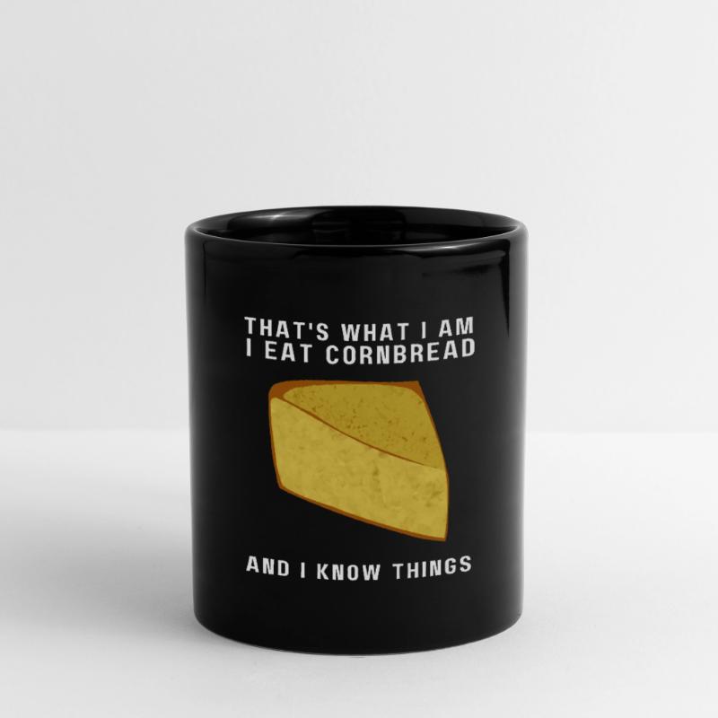 Cornbread Baking Cornmeal Muffins Batter Bread Tasse einfarbig