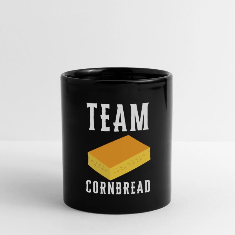Cornbread Baking Cornmeal Muffins Batter Bread Tasse einfarbig