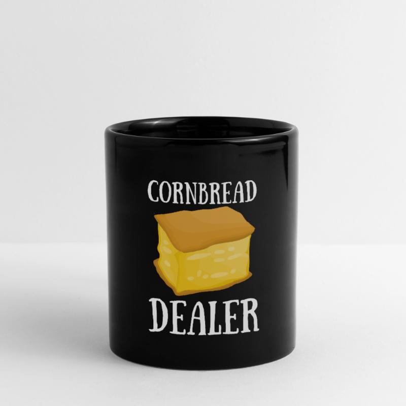 Cornbread Baking Cornmeal Muffins Batter Bread Tasse einfarbig