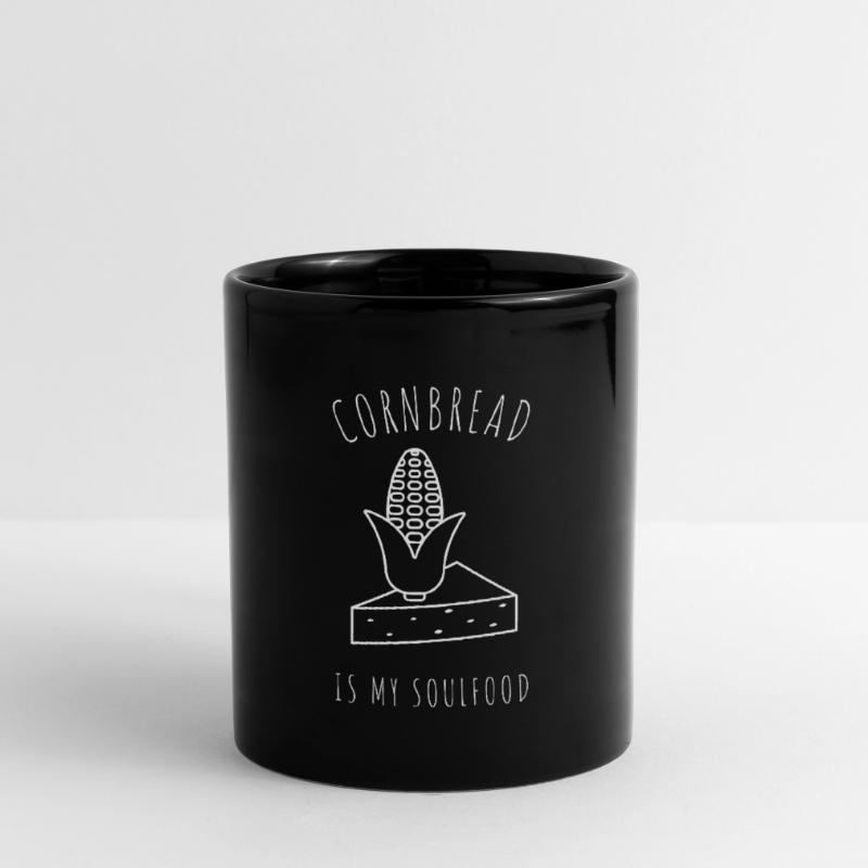 Cornbread Baking Cornmeal Muffins Batter Bread Tasse einfarbig
