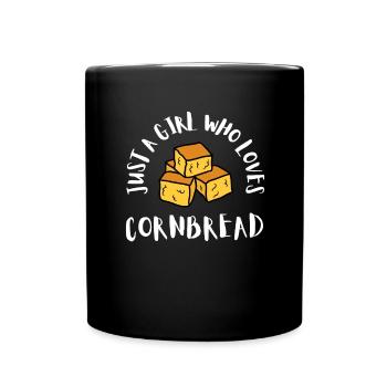 Pain de maïs Cuisson Muffins de semoule de maïs Pain - Mug uni - noir - Devant