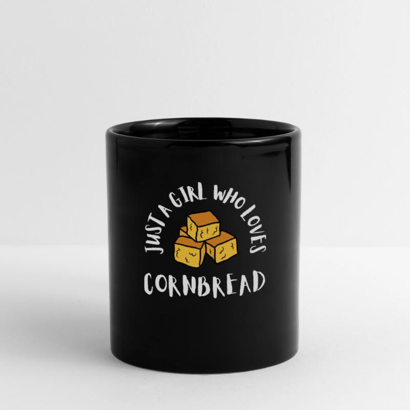 Cornbread Baking Cornmeal Muffins Batter Bread Tasse einfarbig
