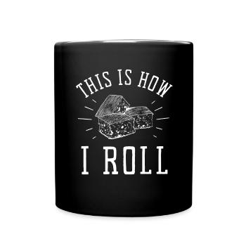 Pain de maïs Cuisson Muffins de semoule de maïs Pain - Mug uni - noir - Devant