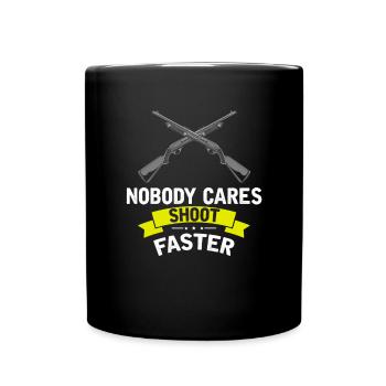 Drôle de conception de chasse au canard Hunter Hunting Duck Design - Mug uni - noir - Devant