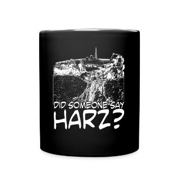 Randonnée dans le Harz Harzer Brocken - Mug uni - noir - Devant