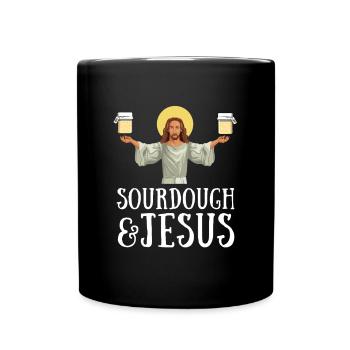 Sourdough Bread Baking Bakers Sourdough Starter - Tasse einfarbig - Schwarz - Vorne