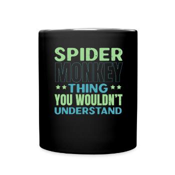 Spider lover Spider whisperer Arachnid Tarantu - Full Colour Mug - black - Front