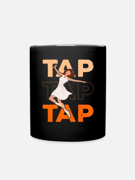 Claquettes Claquettes Danse Jazz Danse Claquettes - Mug uni - noir