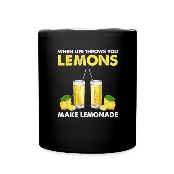 Limonade Limonade Limonade Limonade Stand Design - Mug uni - noir - Devant