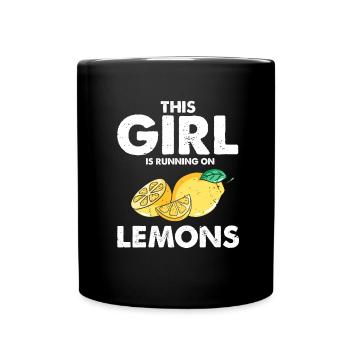 Lemonade Zitrone Limonade Limonaden Stand Design - Tasse einfarbig - Schwarz - Vorne