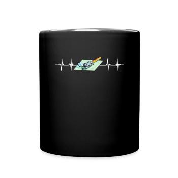 Glazier Glass Fitter And Glass Setter Window - Full Colour Mug - black - Front