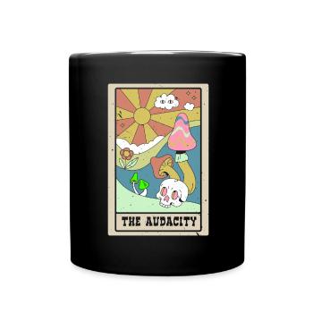 Die Kühnheit Tarotkarte Schamane Wahrsagerei - Tasse einfarbig - Schwarz - Vorne