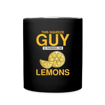 Lemon Design Lemonades Stand Boss Vente de citron - Mug uni - noir - Devant