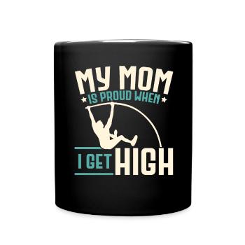 My mother is proud when I come up Stabho - Full Colour Mug - black - Front