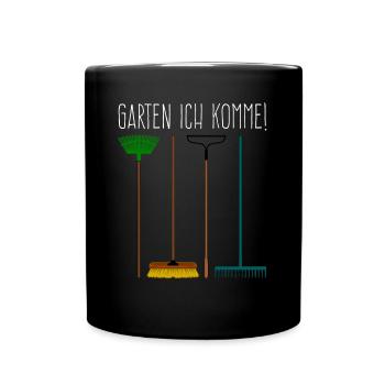 Galabauer Gärtner Gartenbau Galabau - Tasse einfarbig - Schwarz - Vorne