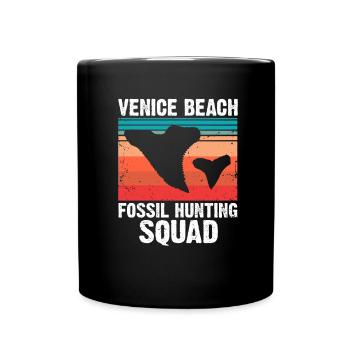 Paleontologist Designs Fossil Hunter Student - Full Colour Mug - black - Front