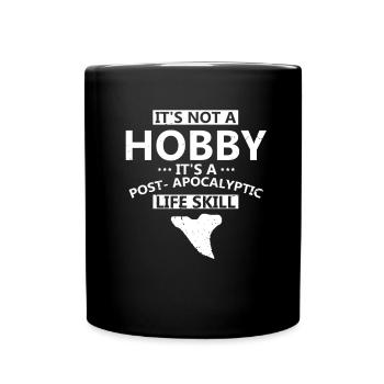 Paleontologist Designs Fossil Hunter Student - Full Colour Mug - black - Front