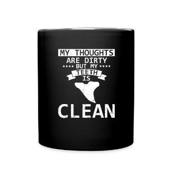 Paleontologist Designs Fossil Hunter Student - Full Colour Mug - black - Front
