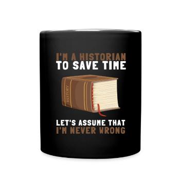 Research Historian Museum Curator And Archivist - Full Colour Mug - black - Front