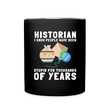 Research Historian Museum Curator And Archivist - Full Colour Mug - black - Front