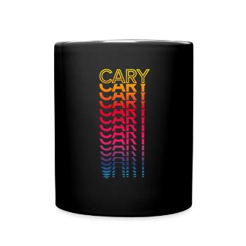 Retro Nostalgic USA City - Rainbow Cary - Full Colour Mug - black - Front
