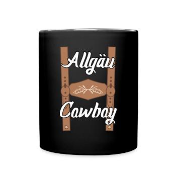 Alpes de l’Allgäu Randonnée Escalade Allgäuer - Mug uni - noir - Devant