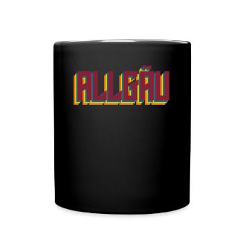 Alpes de l’Allgäu Allgäuerin Allgäuer - Mug uni - noir - Devant