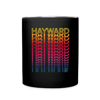 Retro Nostalgic USA City - Rainbow Hayward - Mug uni - noir - Devant