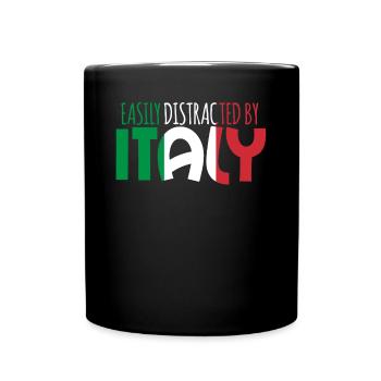Italie Sardaigne Corse Sicile - Mug uni - noir - Devant