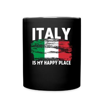 Italie Corse Sicile Sardaigne - Mug uni - noir - Devant