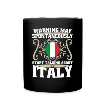 Sardaigne Corse Sicile Italie - Mug uni - noir - Devant