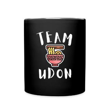 Udon Nouilles Japonaises Ramen Boîte de Nouilles Asiatiques - Mug uni - noir - Devant