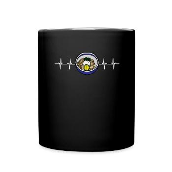 Udon Nouilles Japonaises Ramen Boîte de Nouilles Asiatiques - Mug uni - noir - Devant